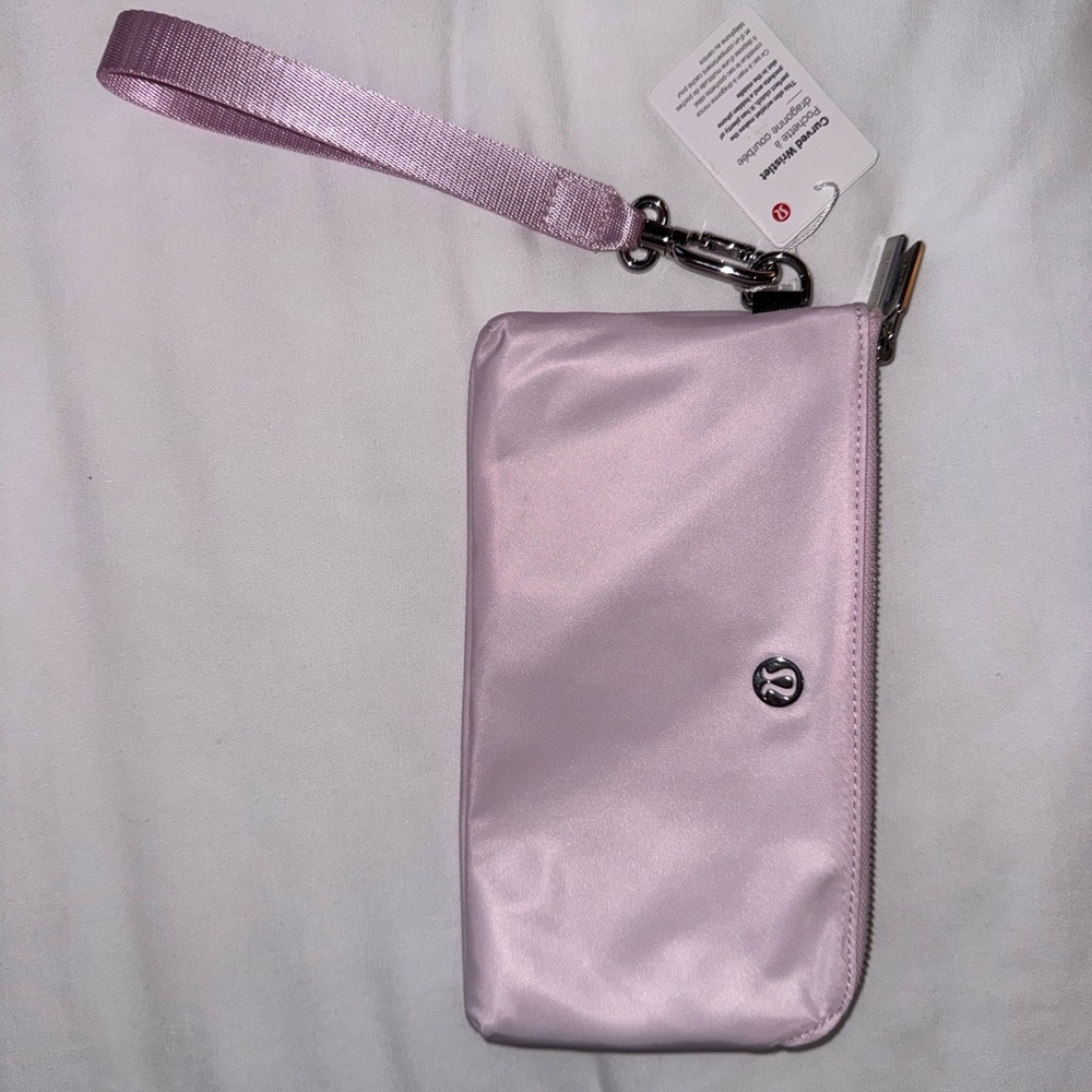 Lululemon Soft Pink Wristlet